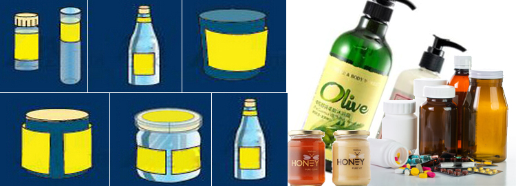 تی ماشین عمودی دور اتوماتیک برچسب زدن کانتینر